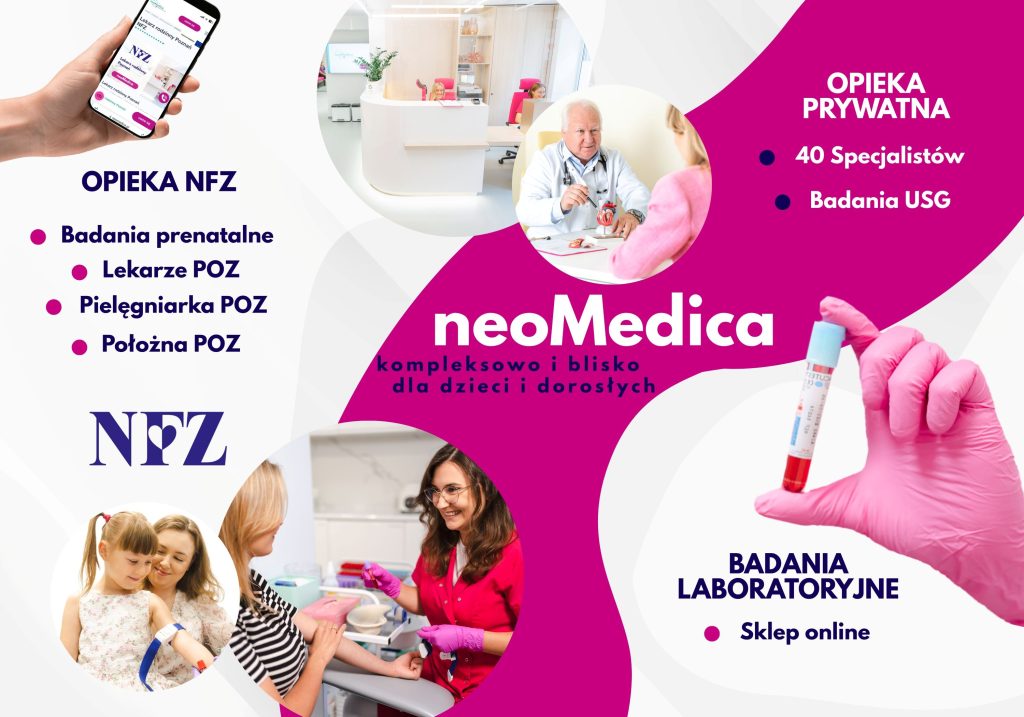 neoMedica_centrum_medyczne_oferta_specjaliści_opieka NFZ_opieka ptrywatna_badania laboratoryjne_sklep online_badania prenatalne
