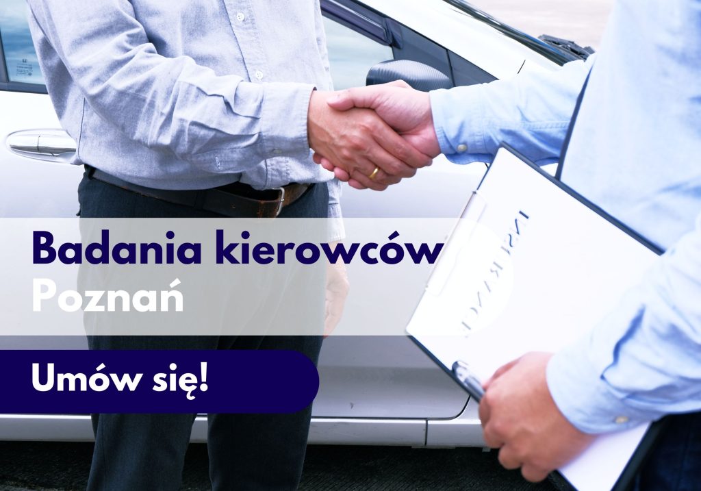Dwóch mężczyzn podający sobie dłóń, w tle samochód - ilustracja dotycząca badań kierowców w Centrum Medycznym neoMedica w Poznaniu.
