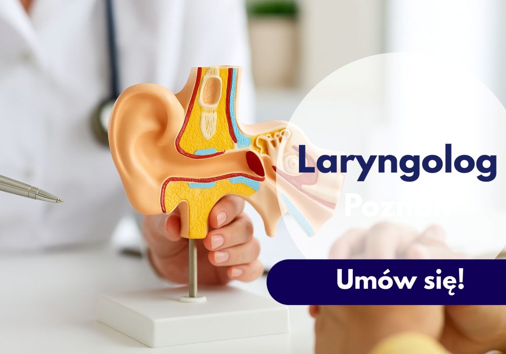 laryngolog, laryngolog dziecięcy Poznań, usg ślinianek