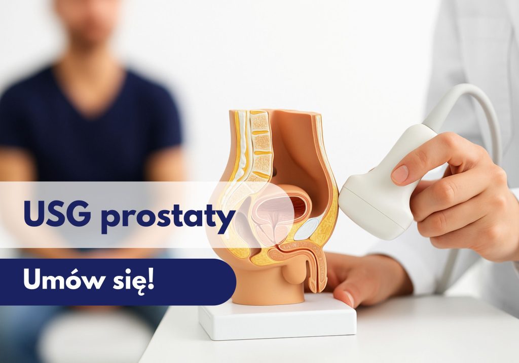 badanie USG prostaty, urolog, poznań