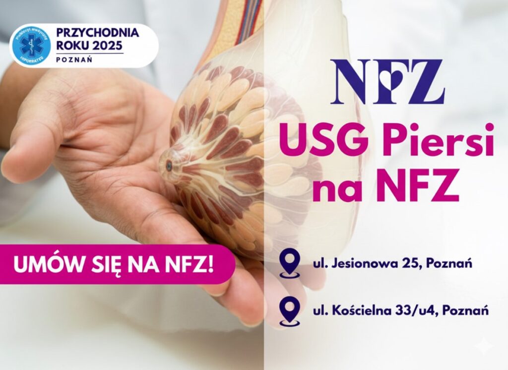 USG piersi zdjęcie gruczołu piersiowego